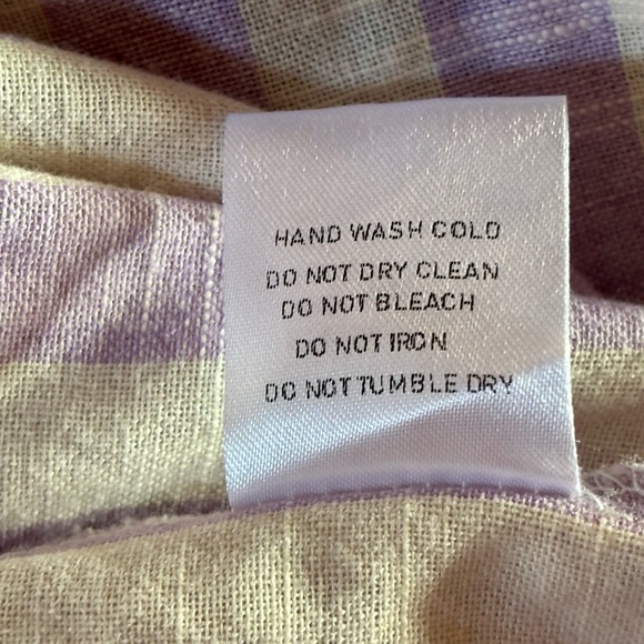 ⭐️Luxe Always Lavender Striped Oversized Button Up Top⭐️ NWOT - Picture 9 of 9